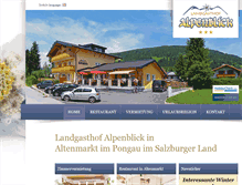 Tablet Screenshot of gasthof-alpenblick.info